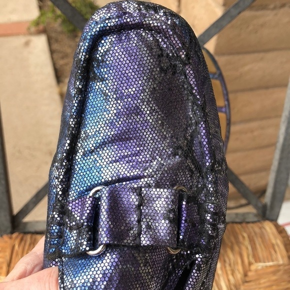 J. Renee Leather Faux Snakeskin Driving Shoe - Picture 10 of 11